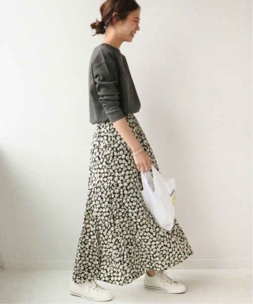 JOURNAL STANDARD relume(ジャーナルスタンダード レリューム)の「《追加》TCワッフルロングスリーブTシャツ(Tシャツ/カットソー・レディース・チャコールグレー/ブラック/ホワイト/オートミール・FREE)」の15枚目の写真