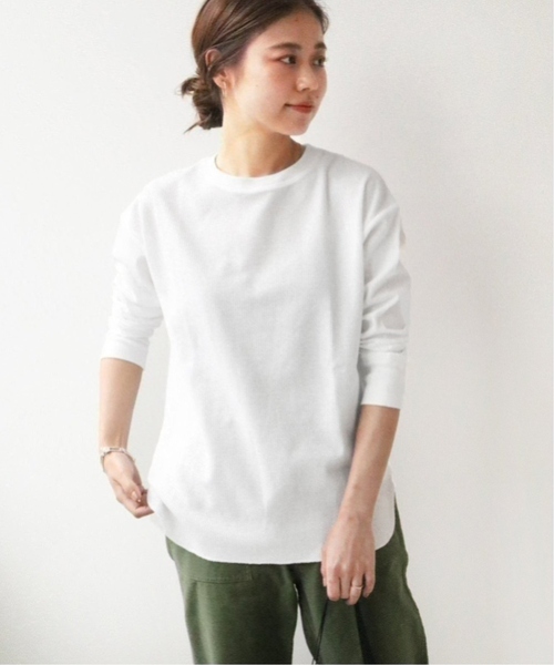 JOURNAL STANDARD relume(ジャーナルスタンダード レリューム)の「《追加》TCワッフルロングスリーブTシャツ(Tシャツ/カットソー・レディース・チャコールグレー/ブラック/ホワイト/オートミール・FREE)」の17枚目の写真