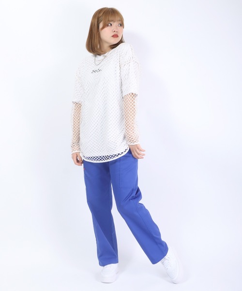 Dickies（ディッキーズ）の「Dickies（ディッキーズ）ホスピタルパンツ/シェフパンツ/ワイドカラーパンツ/ワークパンツ レディース（チノパンツ・レディース・ブラック/ブルー/ピンク/グリーン/パープル・M/L）」の16枚目の写真