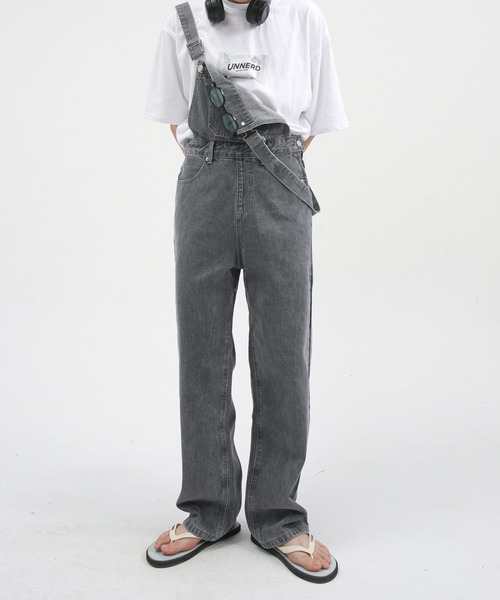 CORPUS TOKYO（コーパス トーキョー）の「デニムサロペット（サロペット/オーバーオール・メンズ・グレー・1/2/3）」の2枚目の写真