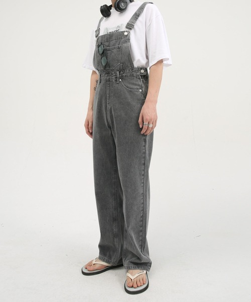 CORPUS TOKYO（コーパス トーキョー）の「デニムサロペット（サロペット/オーバーオール・メンズ・グレー・1/2/3）」の4枚目の写真