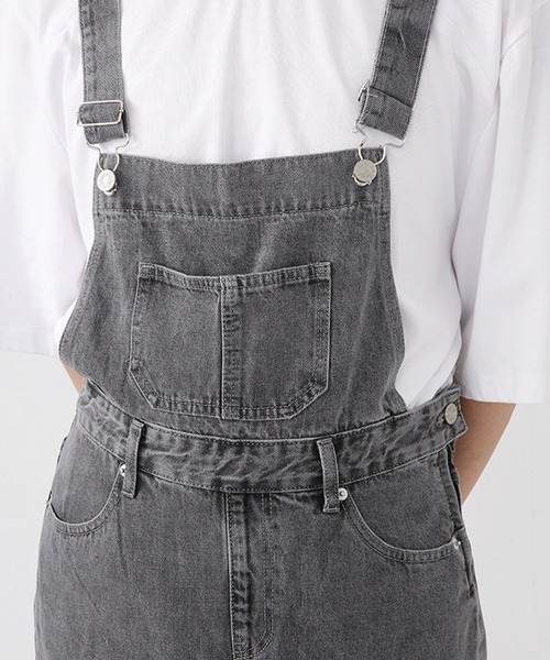 CORPUS TOKYO（コーパス トーキョー）の「デニムサロペット（サロペット/オーバーオール・メンズ・グレー・1/2/3）」の6枚目の写真
