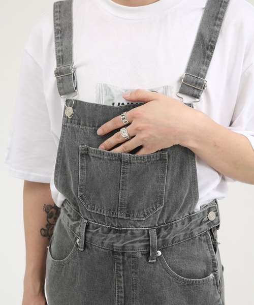 CORPUS TOKYO（コーパス トーキョー）の「デニムサロペット（サロペット/オーバーオール・メンズ・グレー・1/2/3）」の12枚目の写真