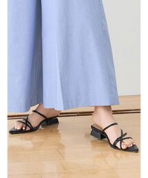 MERCURYDUO | ナローストラップポイントトゥサンダル(サンダル)