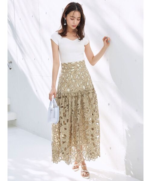 MERCURYDUO（マーキュリーデュオ）の「ナローストラップポイントトゥサンダル（サンダル・レディース・オフホワイト/ラベンダー/ブラック・36/38）」の5枚目の写真