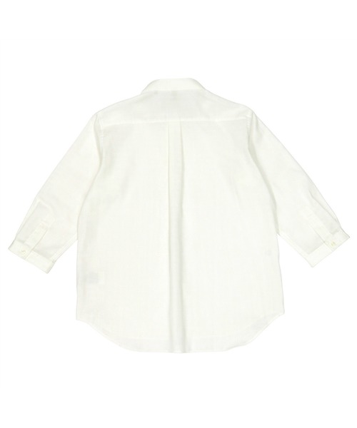 Pitta Re:)（ピッタリ）の「【Pitta Re:)】ふわっとガーゼシャツ 七分袖 綿100% レディースカジュアルシャツ（シャツ/ブラウス・レディース・ホワイト・LL/S/M/L）」の2枚目の写真