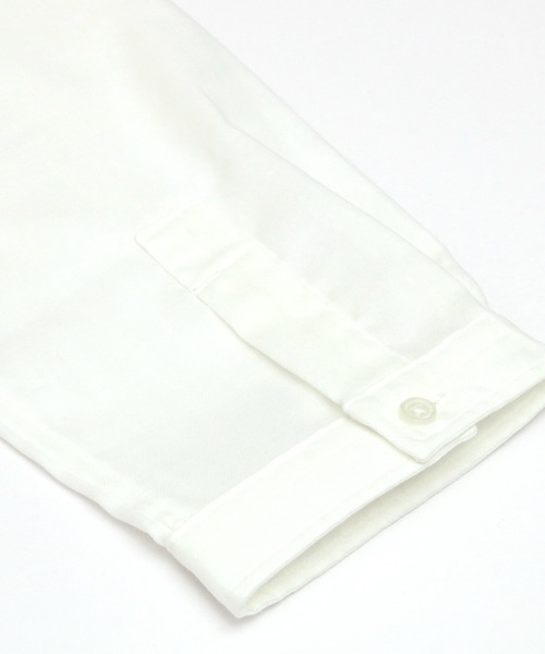 Pitta Re:)（ピッタリ）の「【Pitta Re:)】ふわっとガーゼシャツ 七分袖 綿100% レディースカジュアルシャツ（シャツ/ブラウス・レディース・ホワイト・LL/S/M/L）」の3枚目の写真