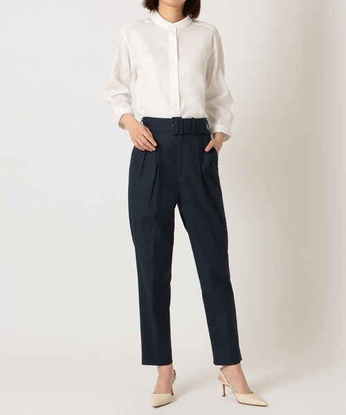 Pitta Re:)（ピッタリ）の「【Pitta Re:)】ふわっとガーゼシャツ 七分袖 綿100% レディースカジュアルシャツ（シャツ/ブラウス・レディース・ホワイト・LL/S/M/L）」の6枚目の写真