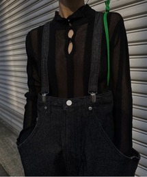 Ameri | PIN TUCK FLARE SLEEVE KNIT TOP(ニット/セーター)