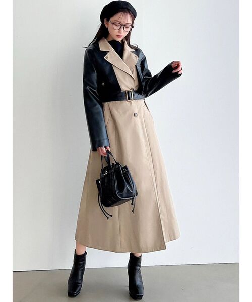【F/CE.】新品未使用・トレンチコート セール】 GORE-TEX ゴアテックス 防水 透湿 防風 フーデッド