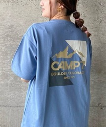 【CAMP7】厚盛ラバープリントTシャツ
