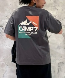 【CAMP7】厚盛ラバープリントTシャツ