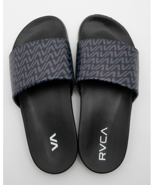 RVCA(ルーカ)の「RVCA メンズ VA WAVE SHOWER SLIDE サンダル【2023年春夏モデル】/ルーカシャワサン(シャワーサンダル)(サンダル・メンズ・ブラック/ホワイト・10/8/9)」の10枚目の写真
