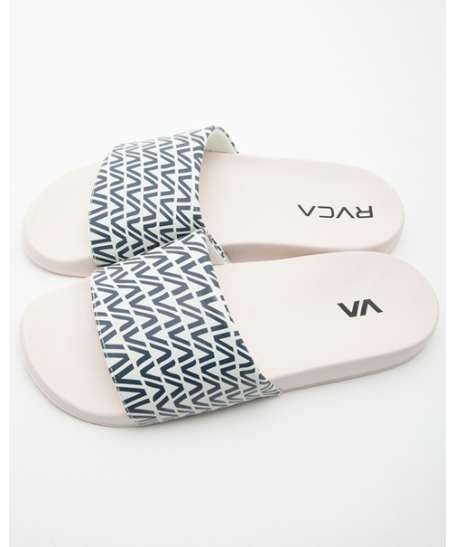 RVCA(ルーカ)の「RVCA メンズ VA WAVE SHOWER SLIDE サンダル【2023年春夏モデル】/ルーカシャワサン(シャワーサンダル)(サンダル・メンズ・ブラック/ホワイト・10/8/9)」の6枚目の写真