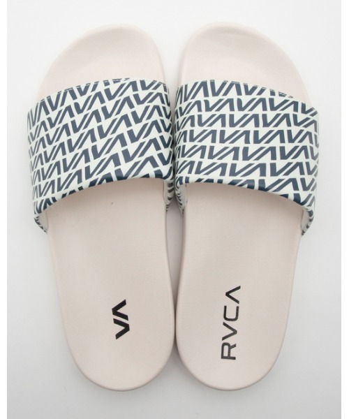 RVCA(ルーカ)の「RVCA メンズ VA WAVE SHOWER SLIDE サンダル【2023年春夏モデル】/ルーカシャワサン(シャワーサンダル)(サンダル・メンズ・ブラック/ホワイト・10/8/9)」の9枚目の写真