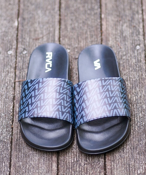 RVCA(ルーカ)の「RVCA メンズ VA WAVE SHOWER SLIDE サンダル【2023年春夏モデル】/ルーカシャワサン(シャワーサンダル)(サンダル・メンズ・ブラック/ホワイト・10/8/9)」の19枚目の写真