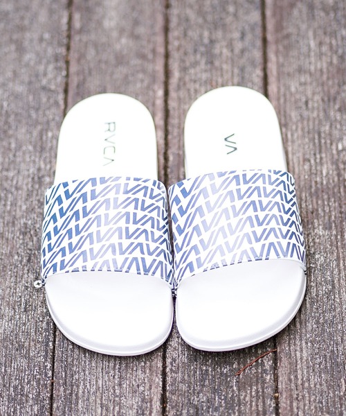 RVCA(ルーカ)の「RVCA メンズ VA WAVE SHOWER SLIDE サンダル【2023年春夏モデル】/ルーカシャワサン(シャワーサンダル)(サンダル・メンズ・ブラック/ホワイト・10/8/9)」の14枚目の写真