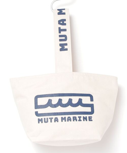 muta（ムータ）の「muta MARINE/ムータ マリン/コットントートバッグ（トートバッグ・メンズ・ホワイト/ベージュ/ブラック・F）」の2枚目の写真