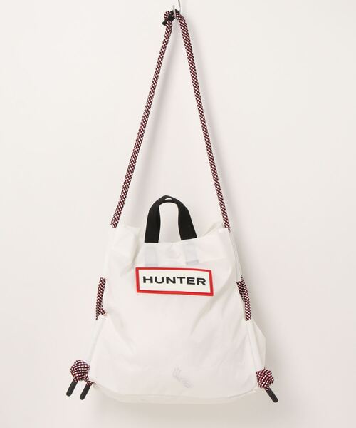 トートバッグ HUNTER [UNISEX] Travel Ripstop Tote Bag White/Red Logo UBS15 Amazon.com: Hunter UBS1517NRS Travel Ripstop Tote, Black