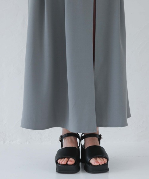 archives(アルシーヴ)の「レイヤードラップスカート×ショートパンツ(その他パンツ・レディース・ブラック/アイボリー/グレイッシュブルー・MEDIUM)」の21枚目の写真