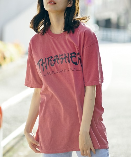 THRASHER（スラッシャー）の「SANSKRIT Style GARMENT DYED S/S