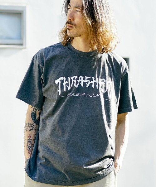 THRASHER（スラッシャー）の「SANSKRIT Style GARMENT DYED S/S