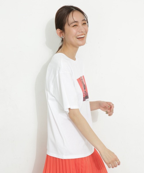 LB.03/カラーフォト前後2wayTシャツ