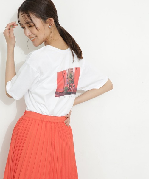 LB.03/カラーフォト前後2wayTシャツ