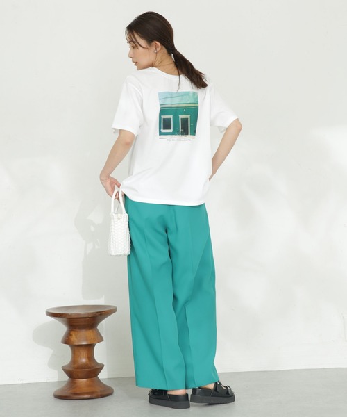 LB.03/カラーフォト前後2wayTシャツ