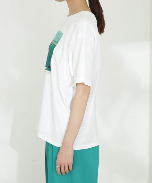 LB.03/カラーフォト前後2wayTシャツ