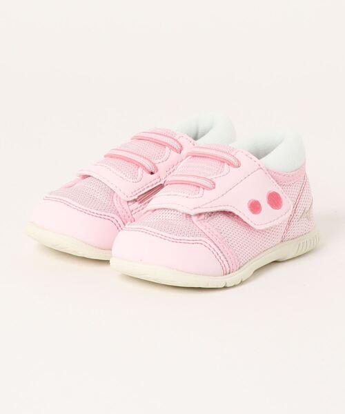 MIZUNO(ミズノ )の「《mizuno》PLAMORE BABY(スニーカー・キッズ・ピンク/ブルー・12.0cm/13.0cm/12.5cm)」の1枚目の写真