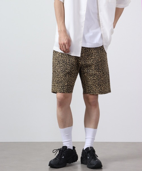 many men many mind(メニーメンメニーマインド)の「ヒョウ柄ショートパンツ(チノパンツ・メンズ・ベージュ/カーキ・M/L)」の2枚目の写真