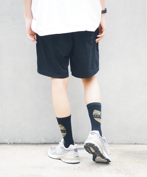 LOS ANGELES APPAREL（ロサンゼルスアパレル）の「【Los Angeles Apparel/ロサンゼルス・アパレル】Mens Heavy Jersey Mid Short 　ウエストゴム 　ショートパンツ　 イージーパンツ（その他パンツ・メンズ・ブラック/オフホワイト・SMALL/MEDIUM/LARGE/X-LARGE）」の8枚目の写真