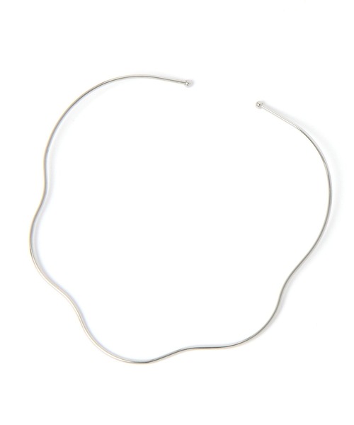 LOWRYS FARM（ローリーズファーム）の「ステンレスチョーカー　906565（ネックレス・レディース・ゴールド/シルバー/グレー系その他/キャメル・FREE）」の8枚目の写真