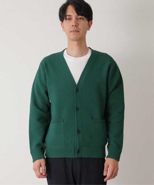 ikka（イッカ）の「GOKU楽ニット鹿の子カーディガン（カーディガン/ボレロ・メンズ・ネイビー/ベージュ/グリーン・S/M/L/XL）」の19枚目の写真