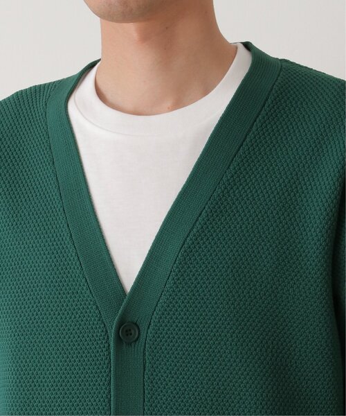 ikka（イッカ）の「GOKU楽ニット鹿の子カーディガン（カーディガン/ボレロ・メンズ・ネイビー/ベージュ/グリーン・S/M/L/XL）」の22枚目の写真