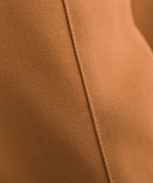 terrace(テラス)の「【セットアップ】レースドッキングラップブラウス+センターピンタックパンツ 上下2点セット(パンツドレス・レディース・ブラック/カーキ/ベージュ/ブラウン・MEDIUM)」の19枚目の写真