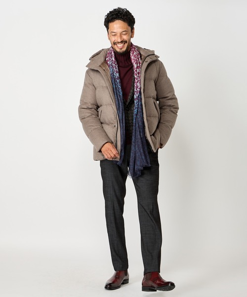 MEN'S BIGI(メンズビギ)の「【FILIPPO DE LAURENTIIS】12G天竺ハイゲージニット(ニット/セーター・メンズ・ボルドー/グレー/ターコイズブルー・01/02/03)」の8枚目の写真