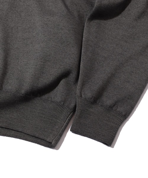 MEN'S BIGI(メンズビギ)の「【FILIPPO DE LAURENTIIS】12G天竺ハイゲージニット(ニット/セーター・メンズ・ボルドー/グレー/ターコイズブルー・01/02/03)」の17枚目の写真