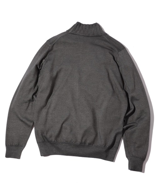 MEN'S BIGI(メンズビギ)の「【FILIPPO DE LAURENTIIS】12G天竺ハイゲージニット(ニット/セーター・メンズ・ボルドー/グレー/ターコイズブルー・01/02/03)」の20枚目の写真