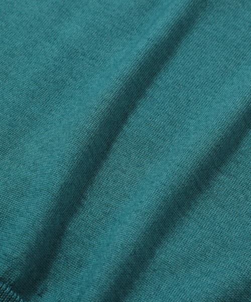 MEN'S BIGI(メンズビギ)の「【FILIPPO DE LAURENTIIS】12G天竺ハイゲージニット(ニット/セーター・メンズ・ボルドー/グレー/ターコイズブルー・01/02/03)」の22枚目の写真