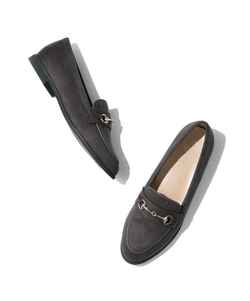 ROPE' PICNIC(ロペピクニック)の「ROPE' PICNIC PASSAGE byHARUTA/リサイクルスエードフラットローファー(ローファー・レディース・ブラック/ネイビー/ブラウン系その他2/チャコールグレー・22.5cm/24.5cm/24.0cm/25.0cm/23.5cm/23.0cm)」の20枚目の写真