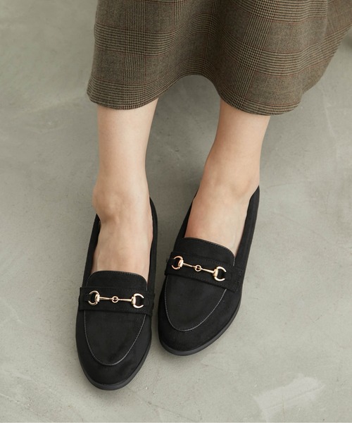 ROPE' PICNIC(ロペピクニック)の「ROPE' PICNIC PASSAGE byHARUTA/リサイクルスエードフラットローファー(ローファー・レディース・ブラック/ネイビー/ブラウン系その他2/チャコールグレー・22.5cm/24.5cm/24.0cm/25.0cm/23.5cm/23.0cm)」の13枚目の写真