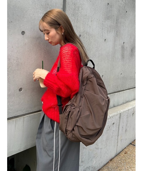 emmi eco 撥水ギャザーボディーバックパック ONLINE限定カラー】eco 撥水ギャザーボディーバックパック