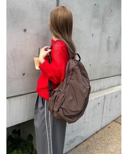 eco 撥水ギャザーボディーバックパック ONLINE限定カラー】eco 撥水ギャザーボディーバックパック