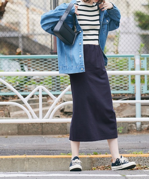 セール】OEミニ裏毛イージーIラインスカート（スカート）｜coca（coca