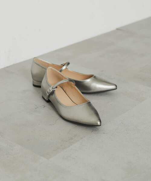 SENSE OF PLACE by URBAN RESEARCH(センスオブプレイスバイアーバンリサーチ)の「ポインテッドストラップシューズ(パンプス・レディース・バーガンディー/ブラック/シルバー・SMALL/MEDIUM/LARGE)」の20枚目の写真