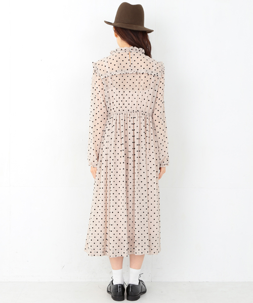 CAROLINA GLASER(カロリナ グレイサー)の「CAROLINA GLASER / ドットワンピース(ワンピース・レディース・ブラック/クリーム・ONE SIZE)」の15枚目の写真