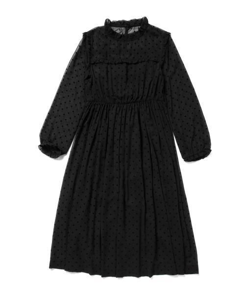 CAROLINA GLASER(カロリナ グレイサー)の「CAROLINA GLASER / ドットワンピース(ワンピース・レディース・ブラック/クリーム・ONE SIZE)」の19枚目の写真