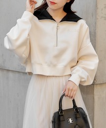 Chico | ハーフジップスウェット(スウェット)